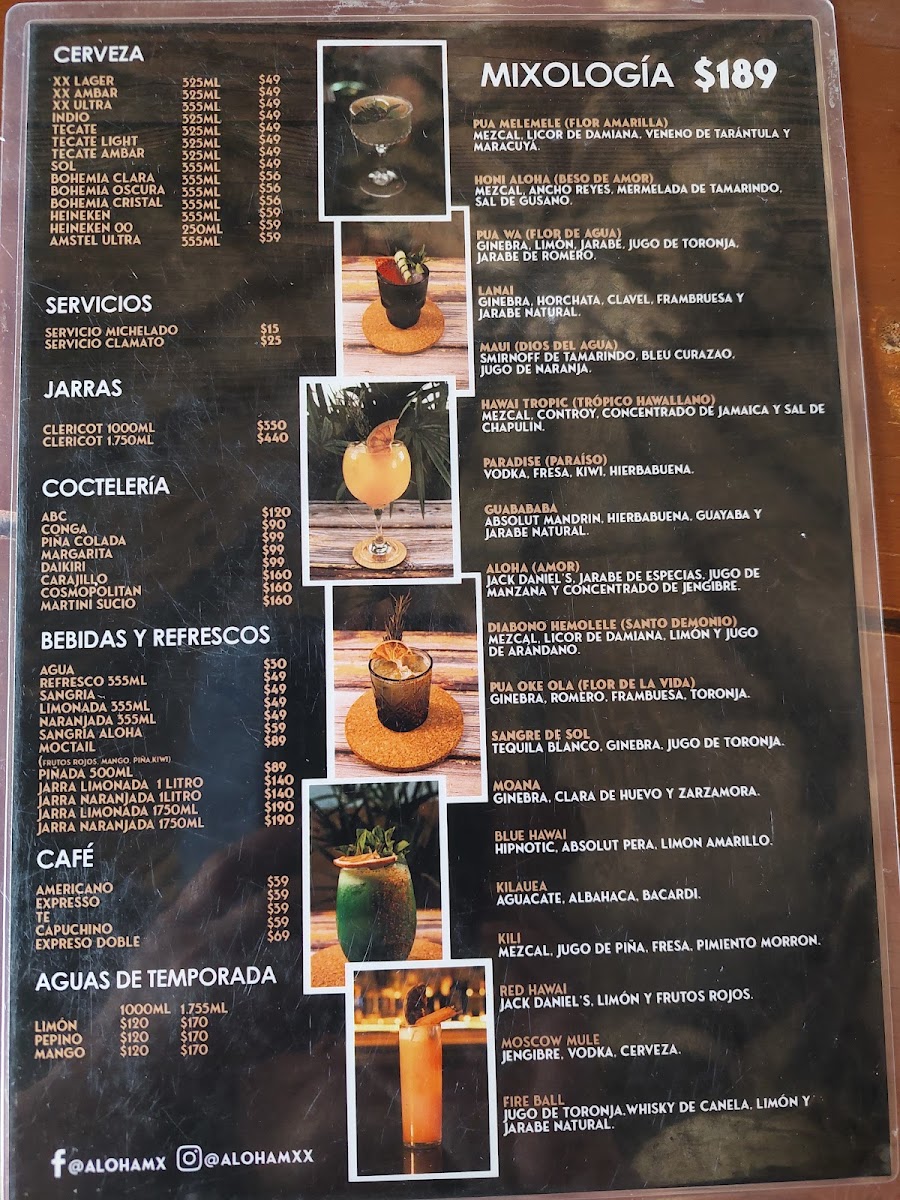ALOHA Mar y Tierra Menu - Image 2